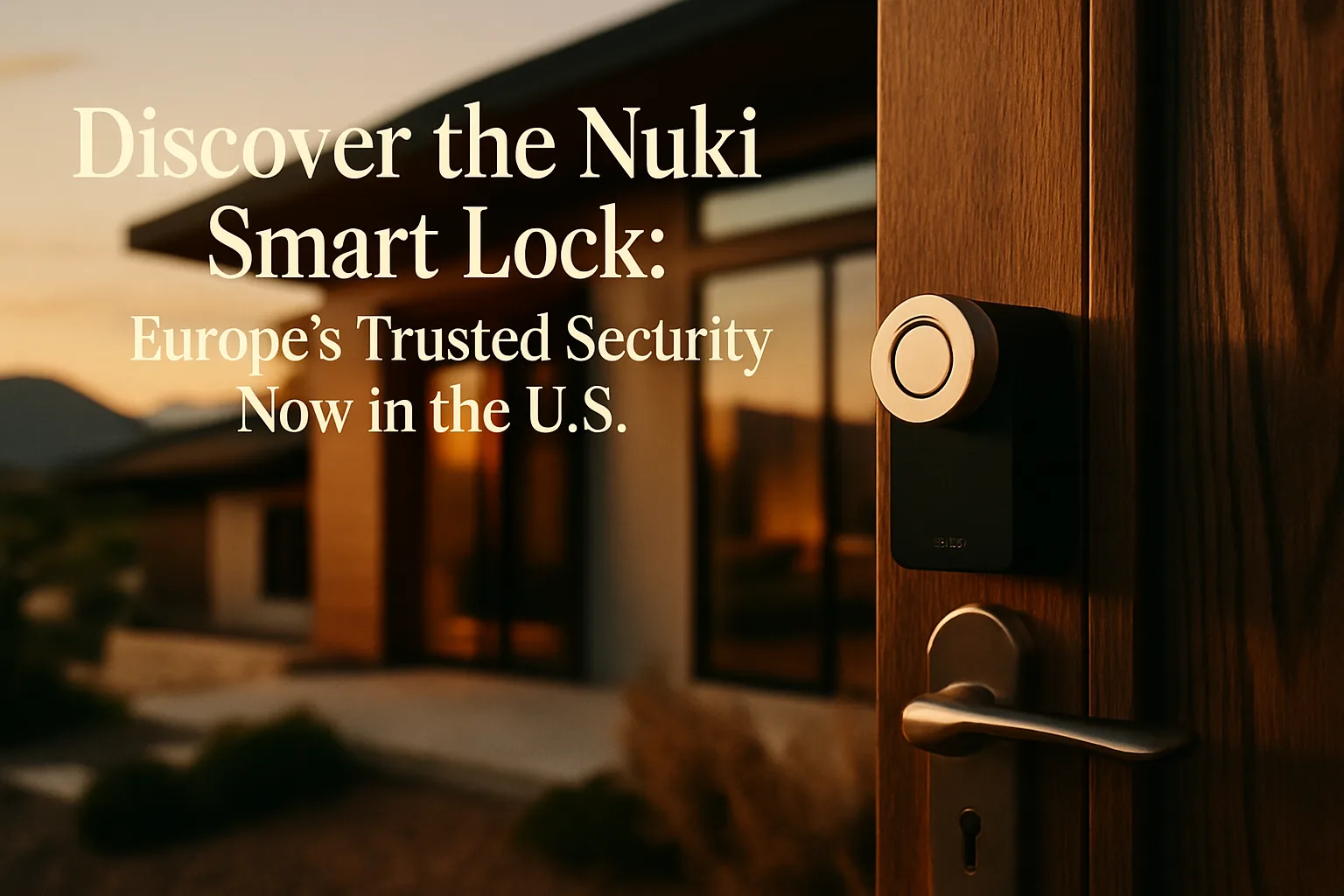 Discover the Nuki Smart Lock: Europe’s Trusted Security Now in the U.S.