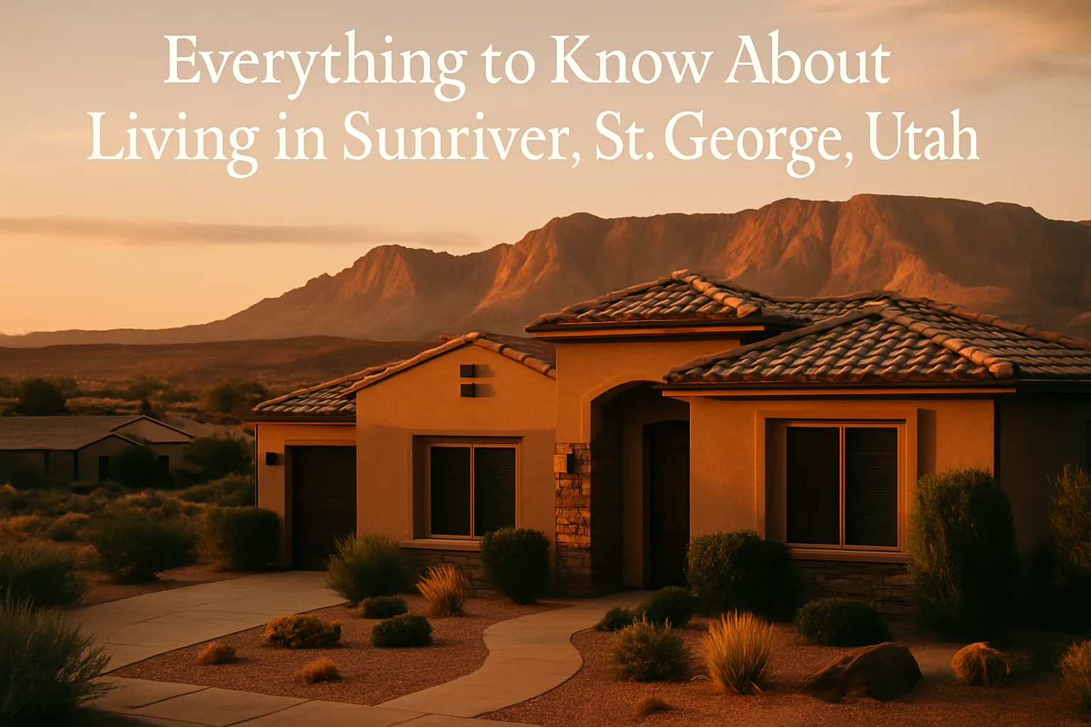 Everything to Know About Living in Sunriver, St. George, Utah