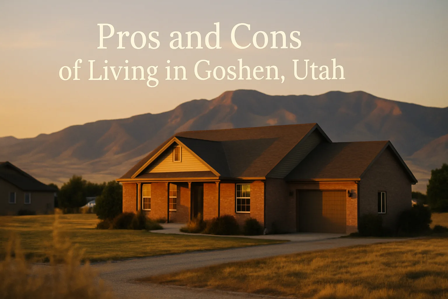 Pros and Cons of Living in Goshen, Utah
