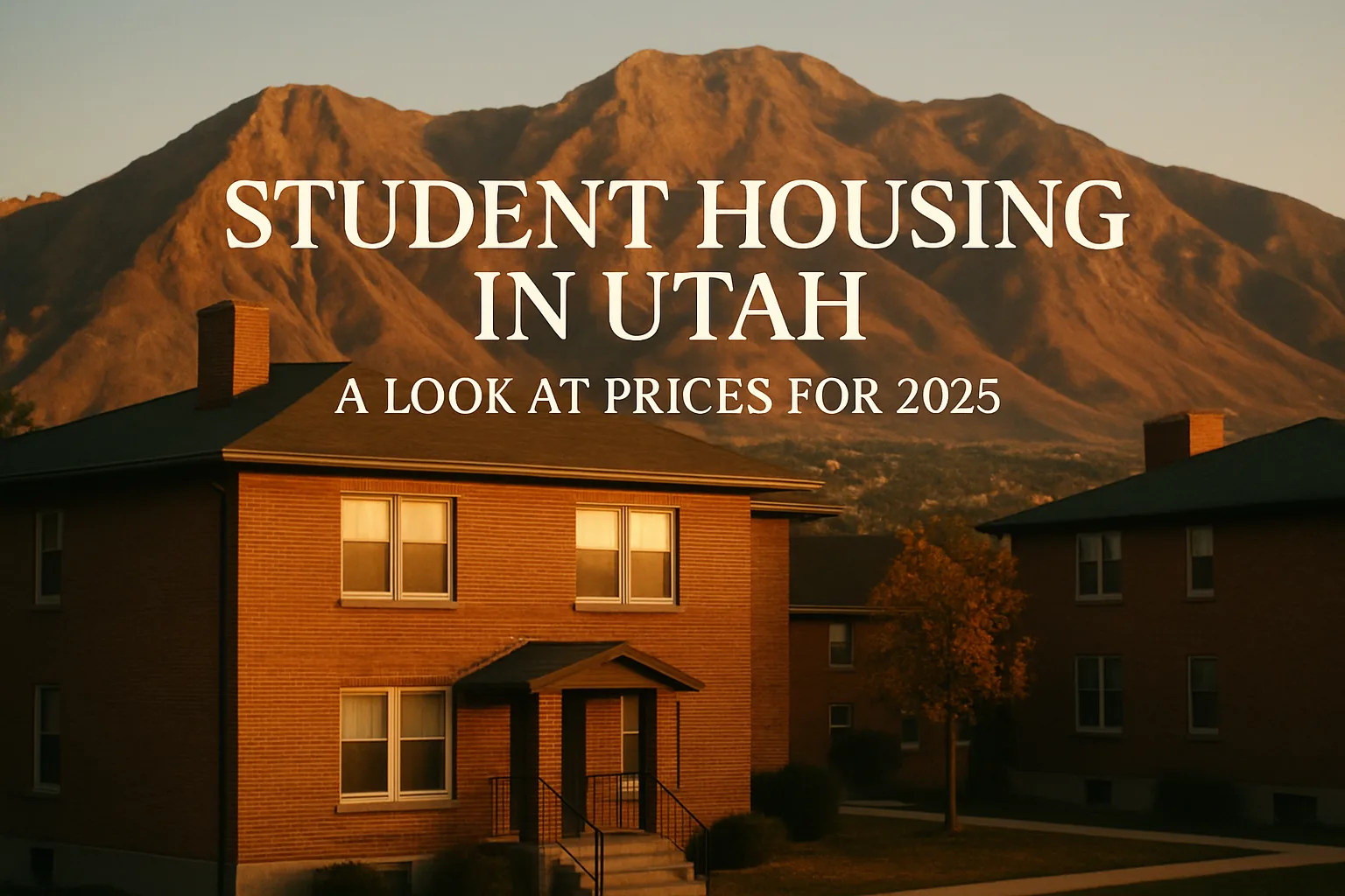 Student housing in Utah: a look at prices for 2025