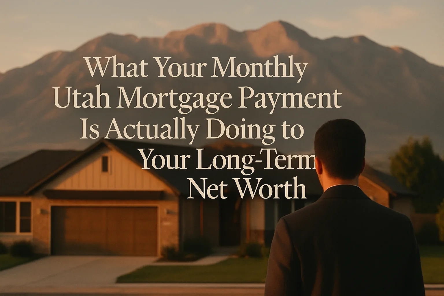What Your Monthly Utah Mortgage Payment Is Actually Doing to Your Long-Term Net Worth
