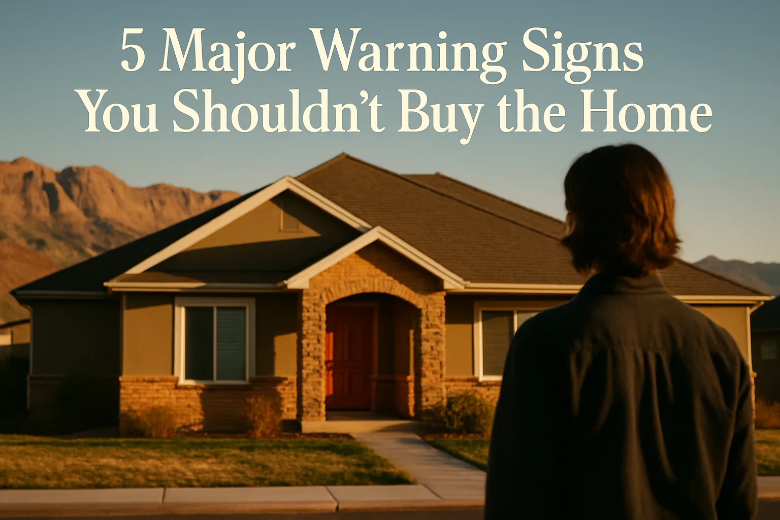 5 Major Warning Signs You Shouldn't Buy the Home