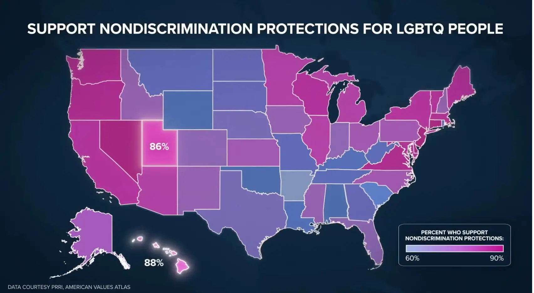 LGBTQ+ map