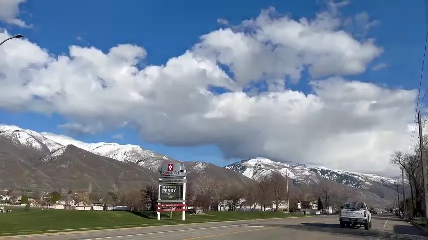 Mountain views surrounding Kaysville Utah