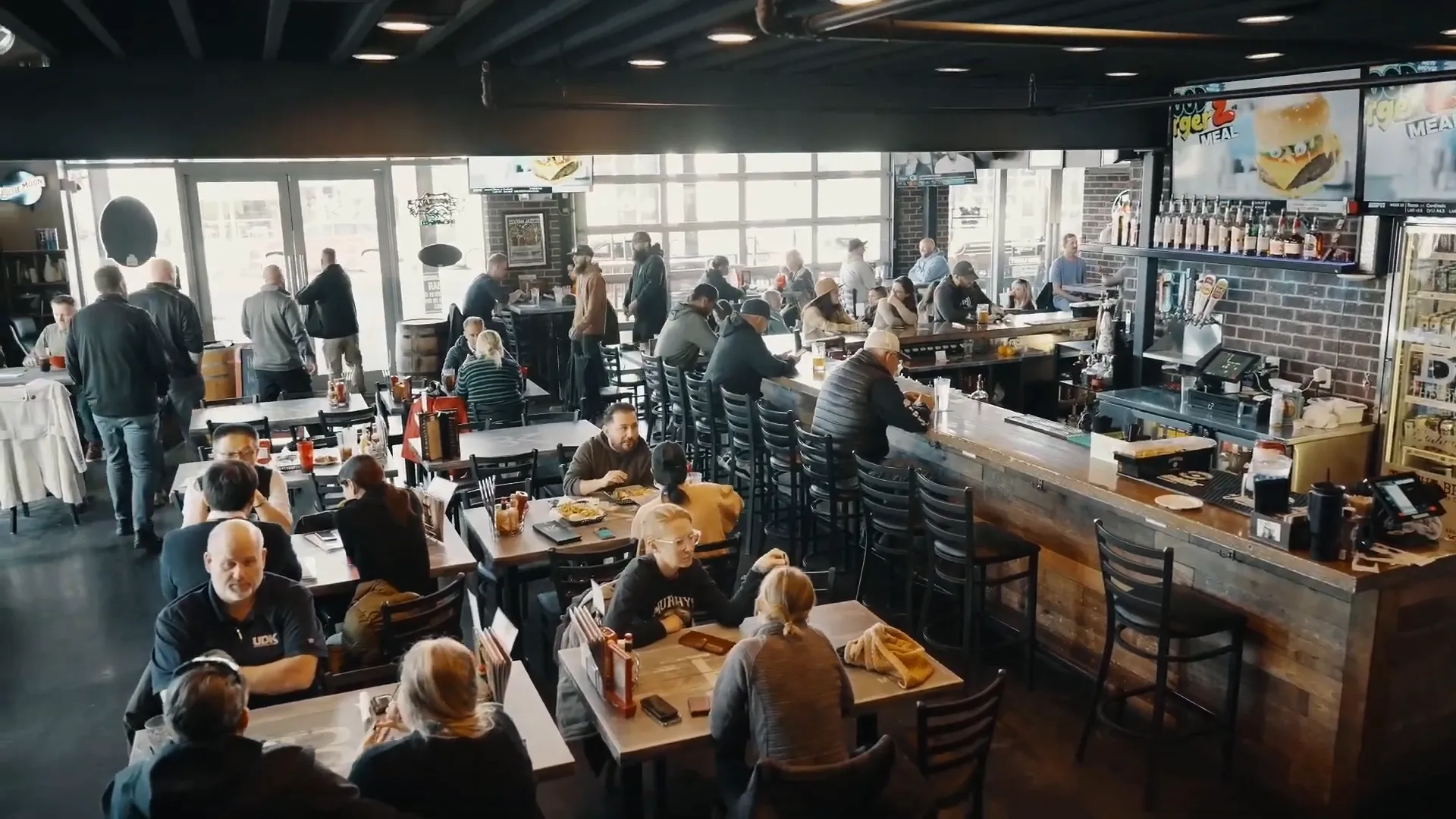 Dining area at The Break restaurant