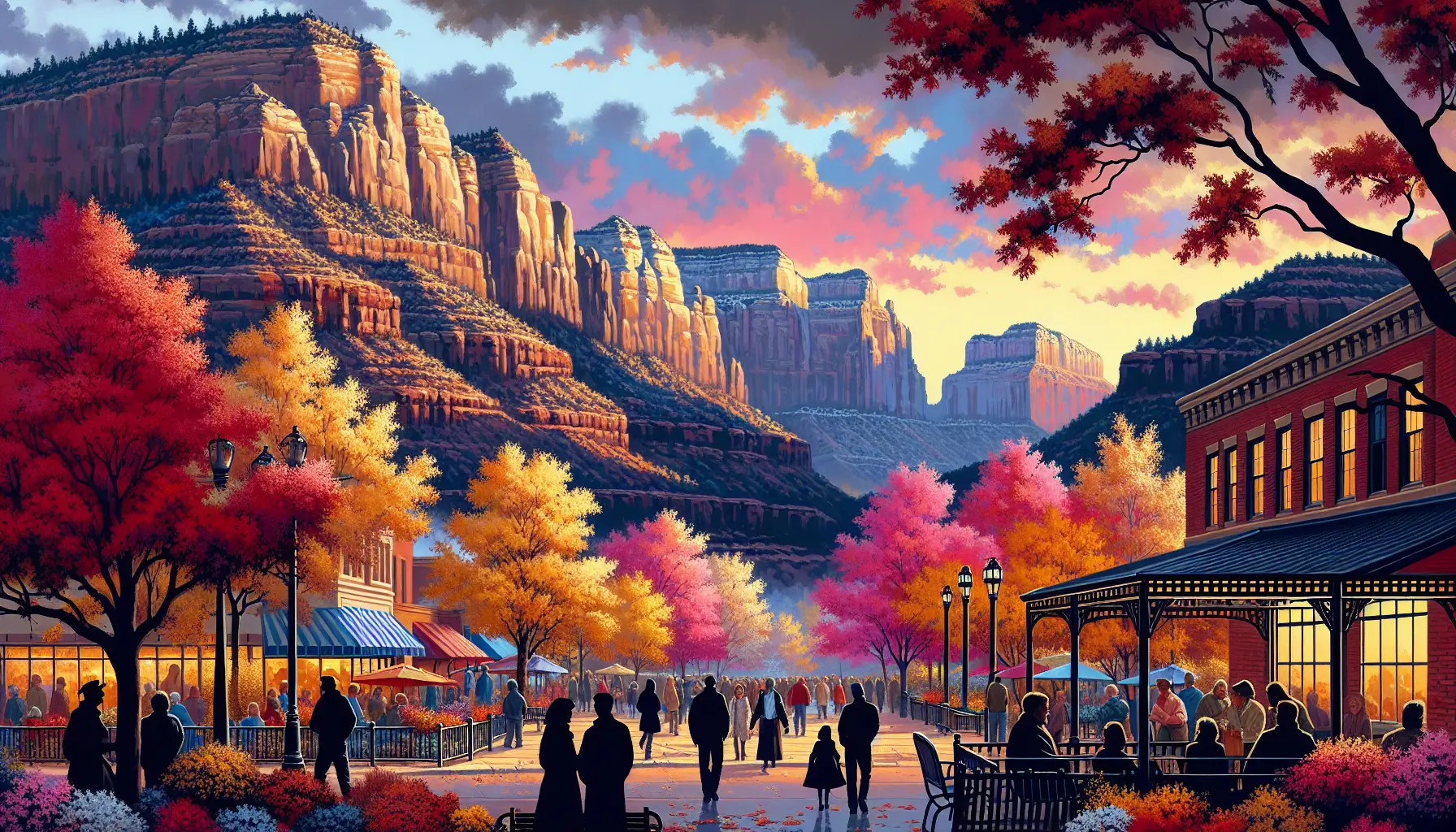 Experiencing Fall weather in St. George, Utah