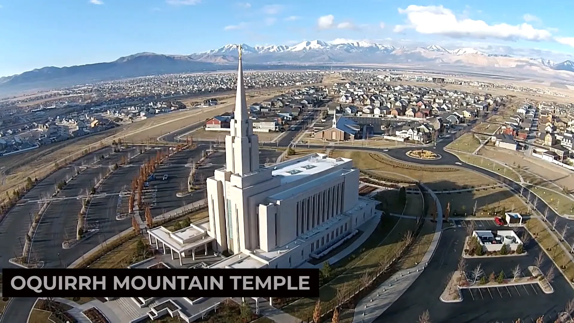 Oquirrh Mountain Temple exterior view